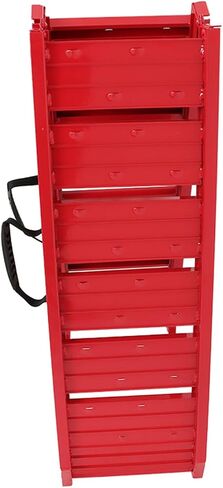 WFLNHB 6FT 72inch × 11.6inch 550lbs Capacity Foldable Loading Ramp for Motorcycle, Bicycle, ATV UTV, Lawnmower, Truck, Trailer, Dirt Bike, Garden Tractor Red Aluminum 1830mm x 290mm in Saudi Arabia