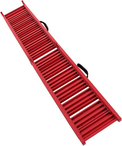 WFLNHB 6FT 72inch × 11.6inch 550lbs Capacity Foldable Loading Ramp for Motorcycle, Bicycle, ATV UTV, Lawnmower, Truck, Trailer, Dirt Bike, Garden Tractor Red Aluminum 1830mm x 290mm in Saudi Arabia
