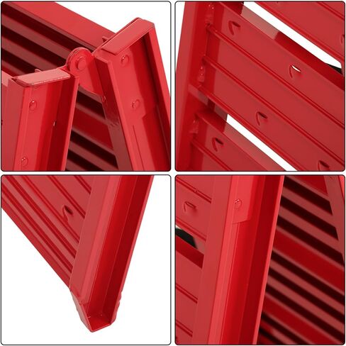 WFLNHB 6FT 72inch × 11.6inch 550lbs Capacity Foldable Loading Ramp for Motorcycle, Bicycle, ATV UTV, Lawnmower, Truck, Trailer, Dirt Bike, Garden Tractor Red Aluminum 1830mm x 290mm in Saudi Arabia