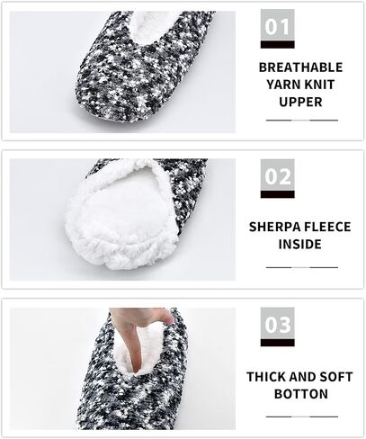 جوارب DICUIRD النسائية السميكة والدافئة مع مقابض - شباشب منزلية in Kuwait