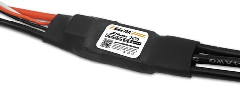 ESC 2-6S Lipo Powered 70A وحدة تحكم في السرعة الإلكترونية بدون فرشاة مع XT60 ومقابس رصاصة 4 مم، أدوات نارية AM32 لنماذج السفن وتسلق المركبات ونماذج السيارات. (NO BEC) in Saudi Arabia