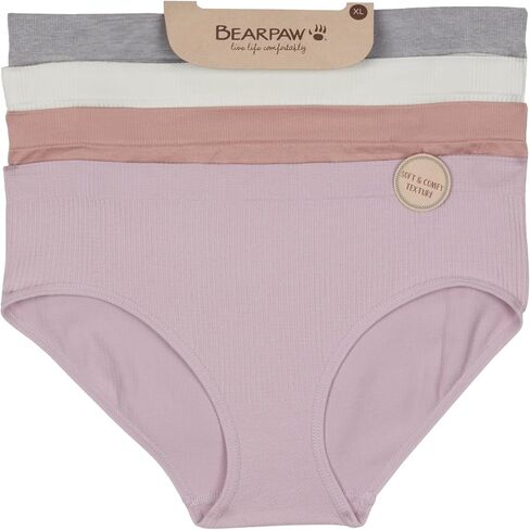 BEARPAW Girls Seamless Hipster Underwear - Soft and Breathable All-Day Comfort in Saudi Arabia