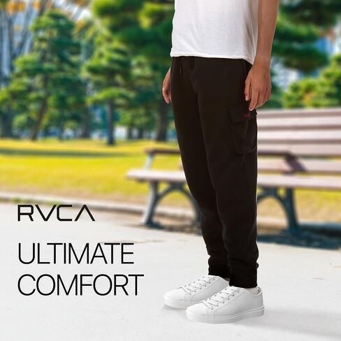 RVCA Mens Joggers Lounge Pants Casual Joggers for Men Mens Sweatpants in Saudi Arabia