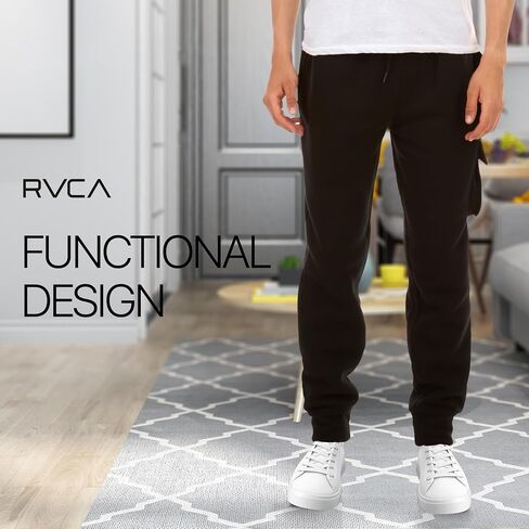 RVCA Mens Joggers Lounge Pants Casual Joggers for Men Mens Sweatpants in Saudi Arabia
