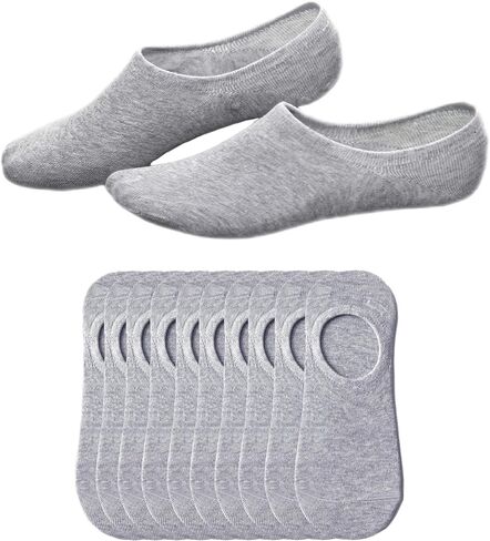 RICHBULL 12 Pairs of No Show Socks for Women & Men - Low Cut, Breathable, Casual, Thin, Non-Slip in Saudi Arabia