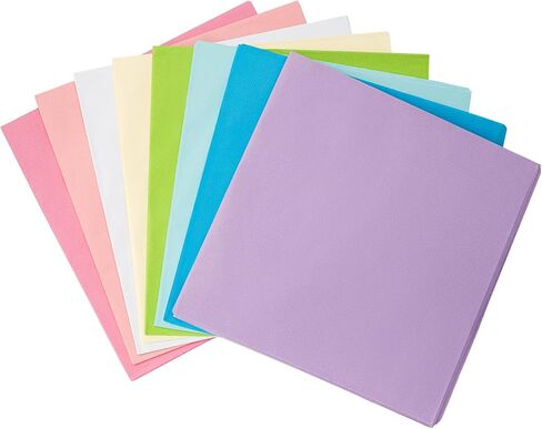 Simetufy 120 ورقة مناديل ورقية لحقائب الهدايا، 8 ألوان 20 × 20 بوصة مناديل ورقية فنية كبيرة، ورق تغليف الهدايا للحرف اليدوية، العطلات، أعياد الميلاد، الهالوين، عيد الميلاد ومشروع DIY in Kuwait