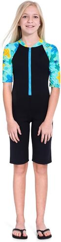 Tuga Girls Thermal Shorty 1.5mm Neoprene/Spandex Wetsuit 1-14 Years, UPF 50+ in Kuwait