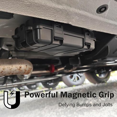 Magnetic Key Holder Under Car,Weatherproof Magnetic Key Box Under Car,Hide a Key Magnetic Key Box,Hidden Key Holder Magnetic Key Hider Outdoor 【Splash Resistant】 in Kuwait