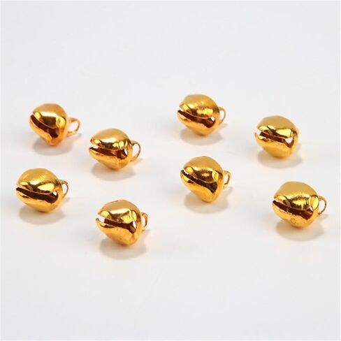 1/4-Inch Jingle Bell/Small Bell/Mini Bell DIY Bracelet Anklets Necklace Knitting/Jewelry Making, 100pcs (Silver) in Saudi Arabia