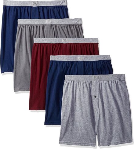 Fruit of the Loom 5 قطع من البوكسرات المتنوعة، متعددة الألوان، مقاس كبير in Saudi Arabia