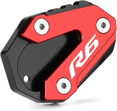 لوحة مسند تمديد جانبية للدراجة النارية متوافقة مع YAMAHA YZF R6 600 2013 2014 2015 2016 2017 2018 2019 2020 2021 2022 | داعم وسادة القدم YZFR6 ملحقات YZF-R6 (أحمر) in Saudi Arabia