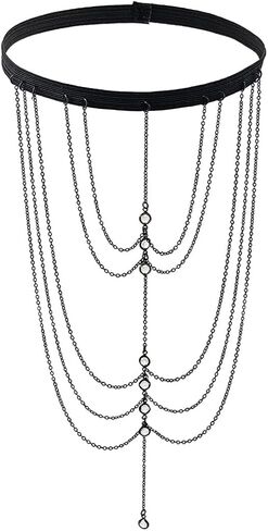 Florry Leg Chain Sexy Thigh Chains Jewelry for Women Elastic Leg Garters Crystal Body Thigh Chains for Party Festival Wedding in Saudi Arabia