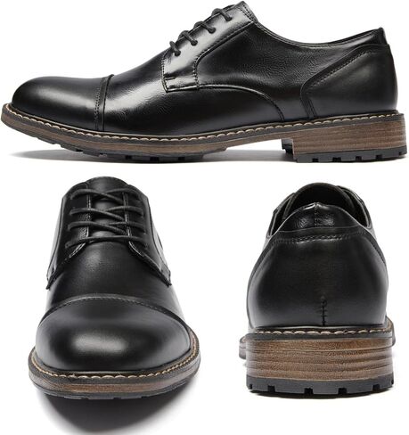 Men's Dress Shoes Oxford Shoes Formal Dress Shoes for Men Business Derby Shoes. in Saudi Arabia