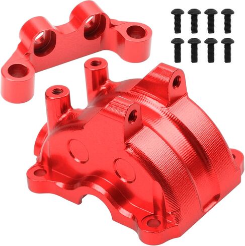 ShareGoo Metal Differential Gearbox Cover Diff Housing Case & Upper Arm Compatible with Tamiya TT02 TT-02D TT-02B TT-02FT 1/10 RC Car (Blue) in Saudi Arabia