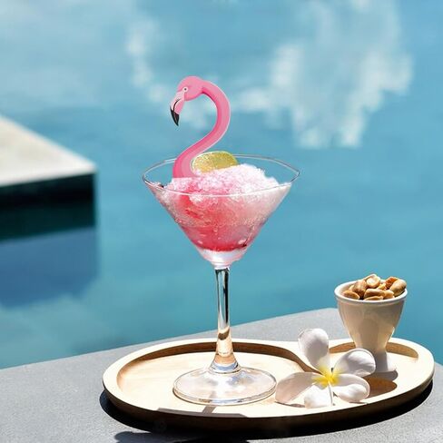 24Pcs Flamingo Cupcake Toppers, Tropical Cupcake Toppers Aloha Cake Decorations for Luau Hawaiian Theme Baby Shower Flamingo Birthday Party Supplies(Flamingo) in Kuwait