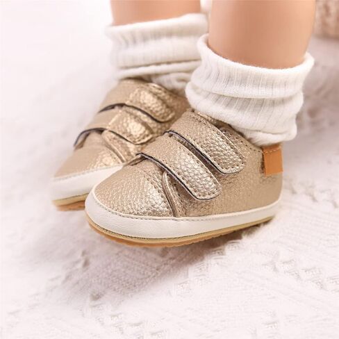 Baby Girls Mary Jane Flats Princess Wedding Dress Shoes Soft Non Slip Sole Infant Toddler First Walking Shoes Crib First Walkers Prewalkers in Kuwait