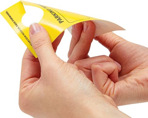 Stockroom Plus 500-Pack Yellow Parking Permit Hang Tag for Car Rearview Mirrors, Bulk Blank Temporary Passes Placards Numbered 0001-0500 for Events, Business, Office (3.15x4.75 in) in Saudi Arabia