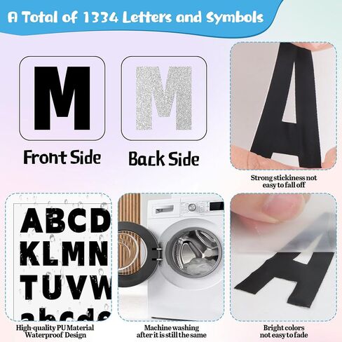 12 Sheets Iron On Letters 1200Pcs Vinyl Iron On Letters for Clothing 0.75 Inch Heat Transfer Letters with A-Z Heat Press Alphabet Stickers for Fabric T-Shirt Jerseys Hats Printing DIY Crafts (Green) in Kuwait