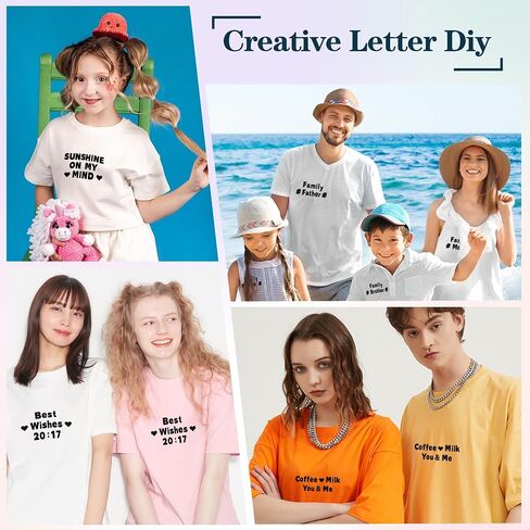 12 Sheets Iron On Letters 1200Pcs Vinyl Iron On Letters for Clothing 0.75 Inch Heat Transfer Letters with A-Z Heat Press Alphabet Stickers for Fabric T-Shirt Jerseys Hats Printing DIY Crafts (Green) in Kuwait