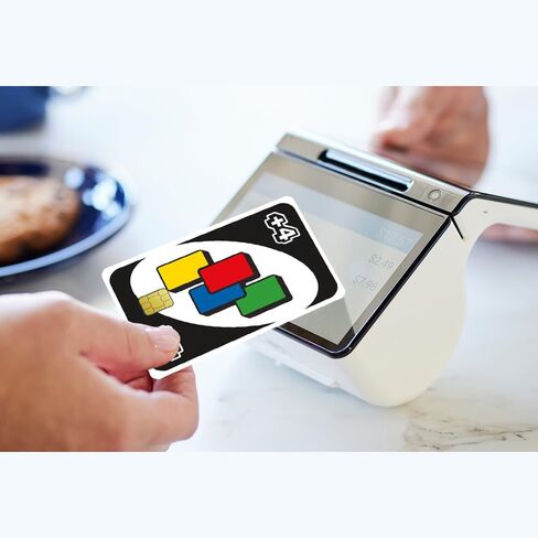 +4 Credit Card Skins Sticker for Transportation Key, Debit, Credit Card Covering Personalizing Bank Card Slim, Waterproof Vinyl Skins Uno +4 Decal Credit Card Sticker for Small Chip in Saudi Arabia