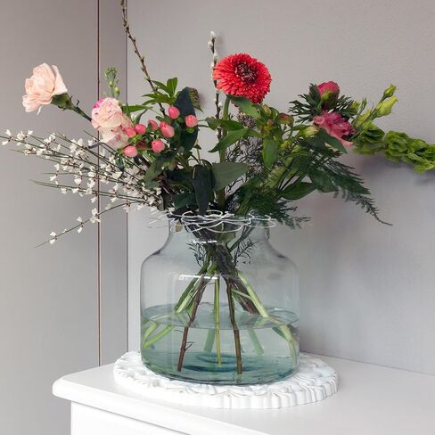 4 قطع من حامل ترتيب الزهور و8 قطع من مشابك التثبيت، أداة ضفدع لشبكة الزهور، أداة ترتيب الأسلاك بغطاء إدراج الأزهار للمزهرية وباقات سيقان الزهور ومستلزمات ترتيب النباتات in Kuwait