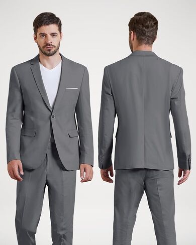 MrSure Men’s Linen Blazer, Lightweight Casual Sport Coats, Solid Slim Fit Suit Jacket for Daily in Saudi Arabia
