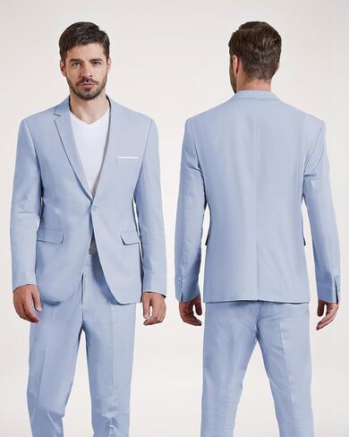 MrSure Men’s Linen Blazer, Lightweight Casual Sport Coats, Solid Slim Fit Suit Jacket for Daily in Saudi Arabia