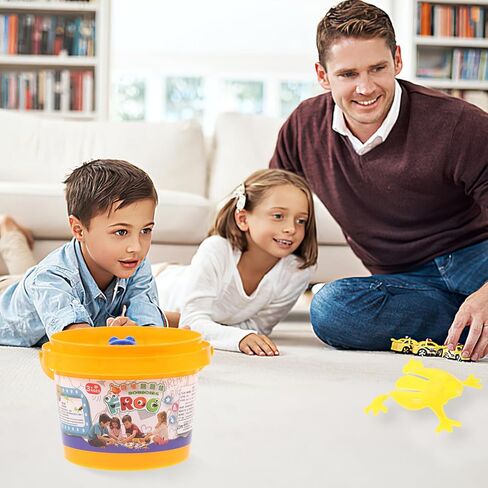 Toyvian 12pcs Jumping Frog Toy Assorted Colors Jumping Frogs Finger Pressing Bouncing Frog Toys for Kids Party Favors Easter Birthdays in Kuwait