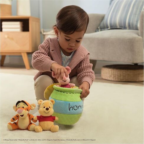 GUND Disney Official Winnie The Pooh Plush Playset with Pooh, Tigger, and Piglet, Sensory Toy Stuffed Animals for Ages 0 and Up, Green, 8" in Saudi Arabia