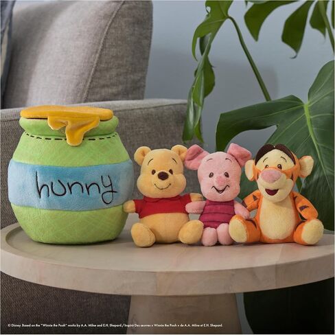 GUND Disney Official Winnie The Pooh Plush Playset with Pooh, Tigger, and Piglet, Sensory Toy Stuffed Animals for Ages 0 and Up, Green, 8" in Saudi Arabia