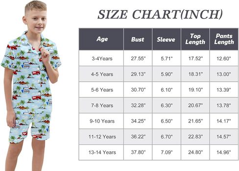 Schbbbta Boys Silk Pajamas Button Down Sleepwear Satin Nightwear 2 Pcs Pj Set in Kuwait