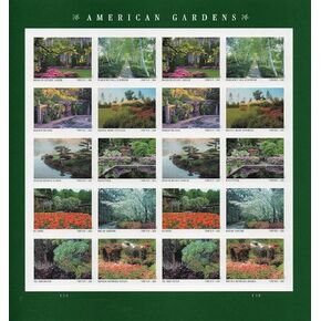 American Gardens (Sheet of 20) First-Class Mail Forever Postage Stamps 2020 Scott 5461-5470
