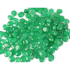 gemhub Brazilian Natural Emerald Approx 100 Ct./12 Pcs Perfect Oval Cut Loose Gemstones Lot