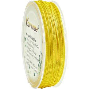 KONMAY 100 Yards 0.23mm Beading Thread for Seed Beads, 44lb. Strength Tested Beading Line, Micro-Fused String for Jewelry Making, Bead Weaving, Loom Work, Crafting