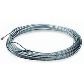 "WARN 60076 ATV Winch Accessory: Galvanized Aircraft Steel Cable Wire Rope, 3/16"" Diameter x 50' Length", multi