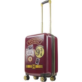 FUL Harry Potter 25 Inch Rolling Luggage, Hogwarts Express Hardshell Suitcase with Spinner Wheels, Black (FKFL0004-001)