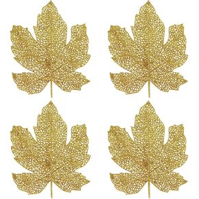 Glittered Fall Leaves