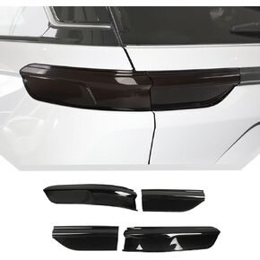 JeCar Tail Light Cover Trim Accessories for 2021-2024 Jeep Grand Cherokee Smoked Black Tail Light Guard