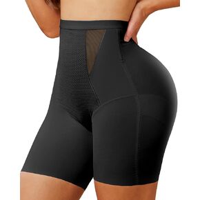 Mid-High Waist Shapewear Shorts Tummy Control Shorts Seamless Compression No Show Waist Trainer Thigh Slimmer