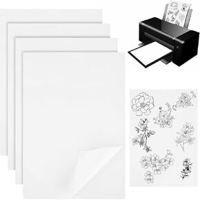 6pcs 12" X 8"Water Soluble Stabilizer for Embroidery,Stick and Stitch Embroidery Transfer Paper Embroidery Stabilizer for Print or Draw Patterns Best,for Hand & Machine Embroidery