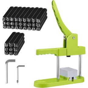 Goodcrafter Jewelry Press Kit Machine,Metal Stamping Kit Includes 1 Jewelry Press,36 Metal Stamps,Perfect for DIY Crafts & Handmade Jewelry,Made Friendship Bracelets,Necklaces,Keychains and More