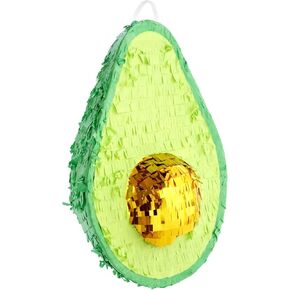 BLUE PANDA Avocado Pinata for Cinco De Mayo Party Decorations, Mexican Fiesta (Small, 15x10.5x6.5 in)