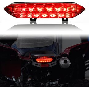 LED Tail Light Brake Stop Taillights Rear Tail Lamps for Yamaha Raptor 700R 700 2006-2018 / YFZ450R YFZ450X YFZ 450R 450X 450 R X 2009-2018 Accessories (Smoked Black, 1PCS)