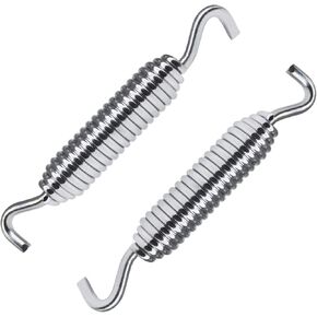 3.7" Chrome Jiffy Stand Kickstand Spring fits for Harley Sportster Softail Super Glide Touring (2pcs chrome)