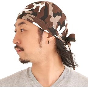 CHARM Men Camo Bandana Skull Cap - Welding Helmet Accessories Woodland Paintball Military Army Camouflage