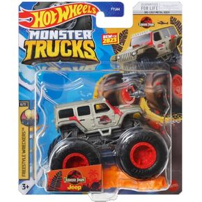 Hot Wheels Monster Trucks Jurassic Park Jeep - Mattel