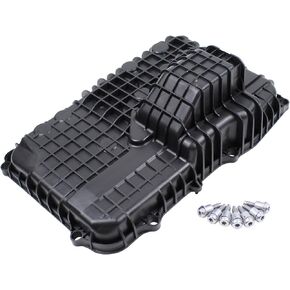 MOTOKU Automatic Transmission Oil Pan with Gasket Bolts for Chrysler 200 Pacifica Voyager Jeep Cherokee Compass Renegade Dodge Hornet Ram ProMaster 1500 2500 3500 City Fiat 500X