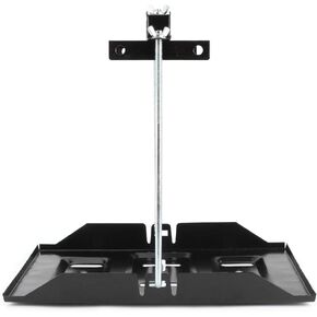 Battery Tray Bracket，Black Storage Battery Holder Tray Mount Hold Down Clamp Bracket Kit Car Accessory(27CM)