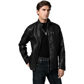 سترة جلدية للرجال من Litteking مصنوعة من الصوف الصناعي من البولي يوريثان وسترات منفوخة لراكبي الدراجات النارية in Kuwait