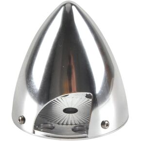 Aluminum Spinner 2 Blades Special Drilled for RC Plane with Prop Adapter 2.5"", Silver